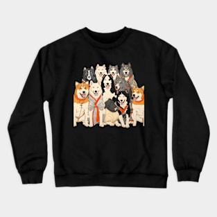 Japanese Dogs: For Dog Lovers Crewneck Sweatshirt